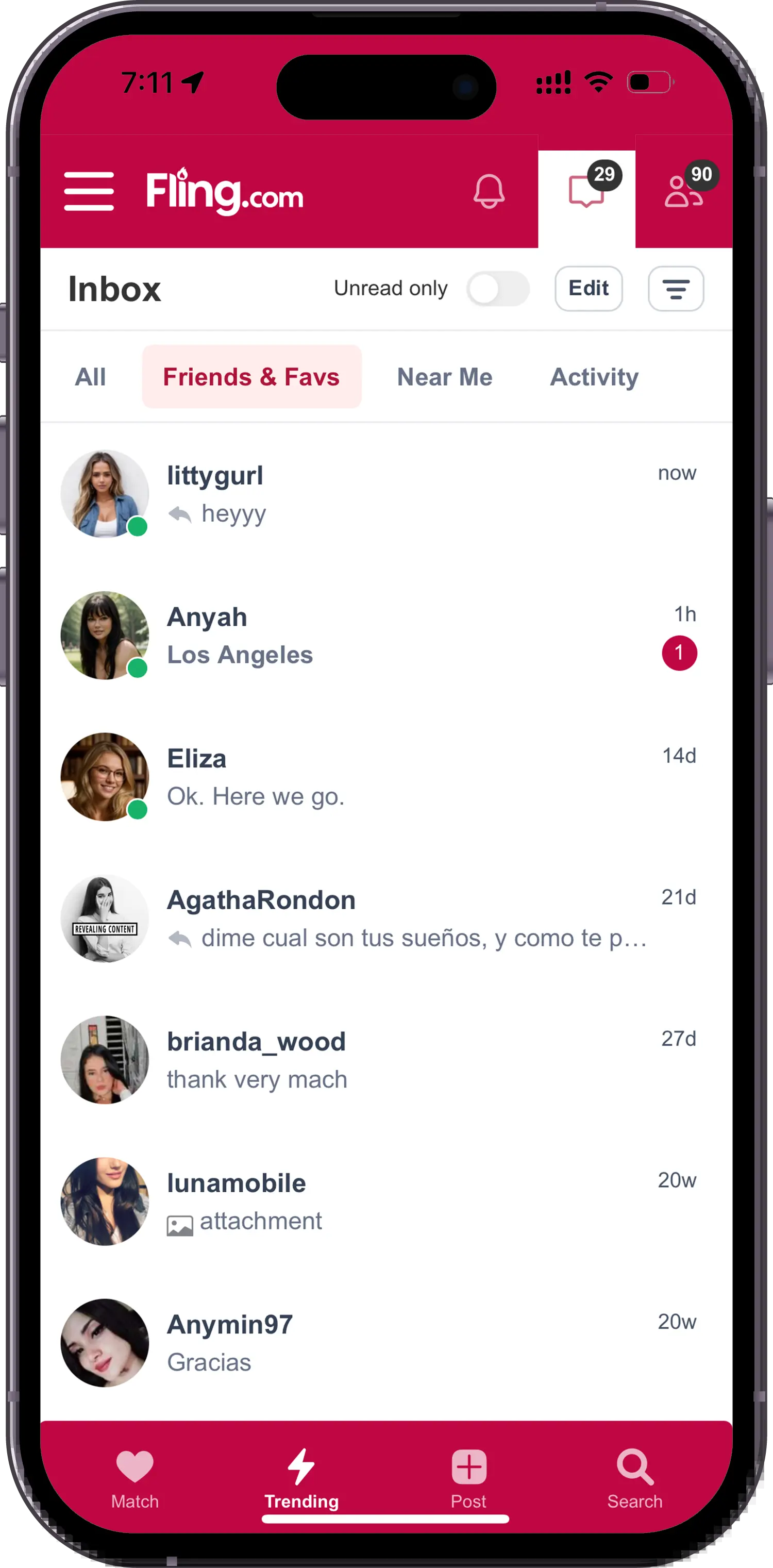 Fling App 2